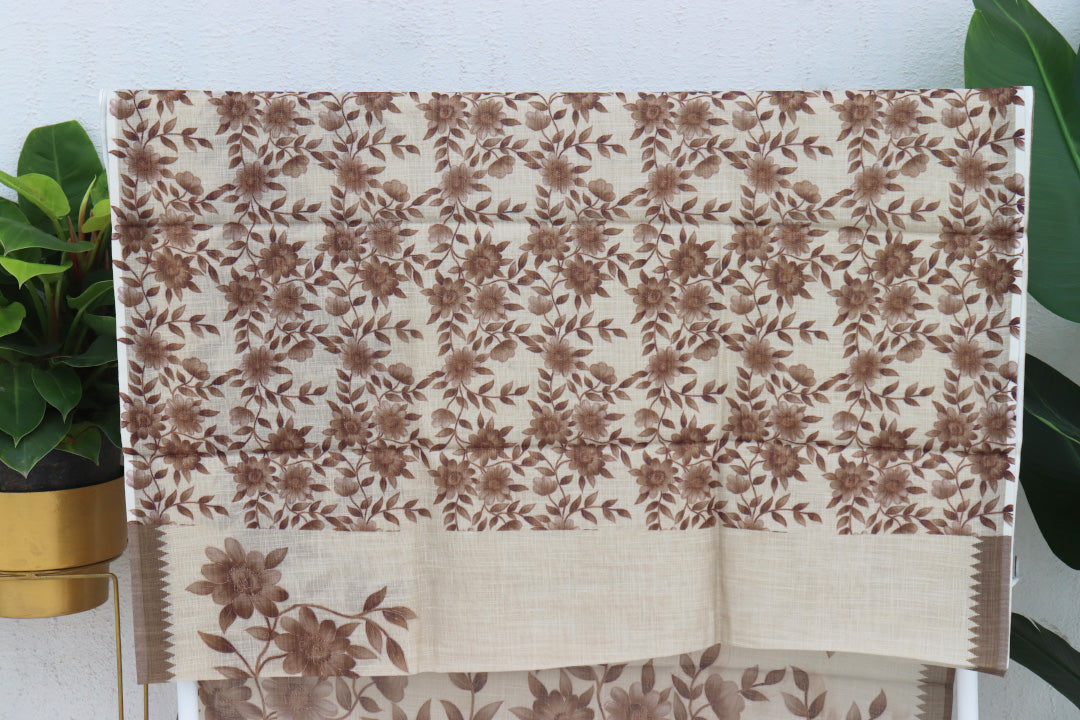 Florel Linen Tissue Saree