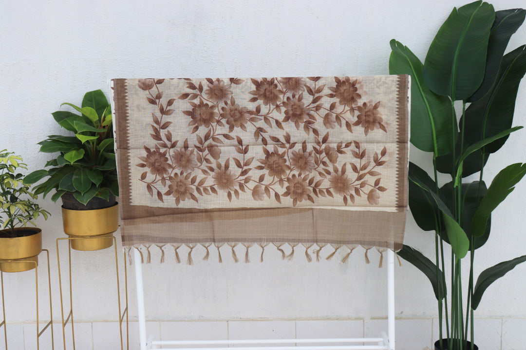 Florel Linen Tissue Saree