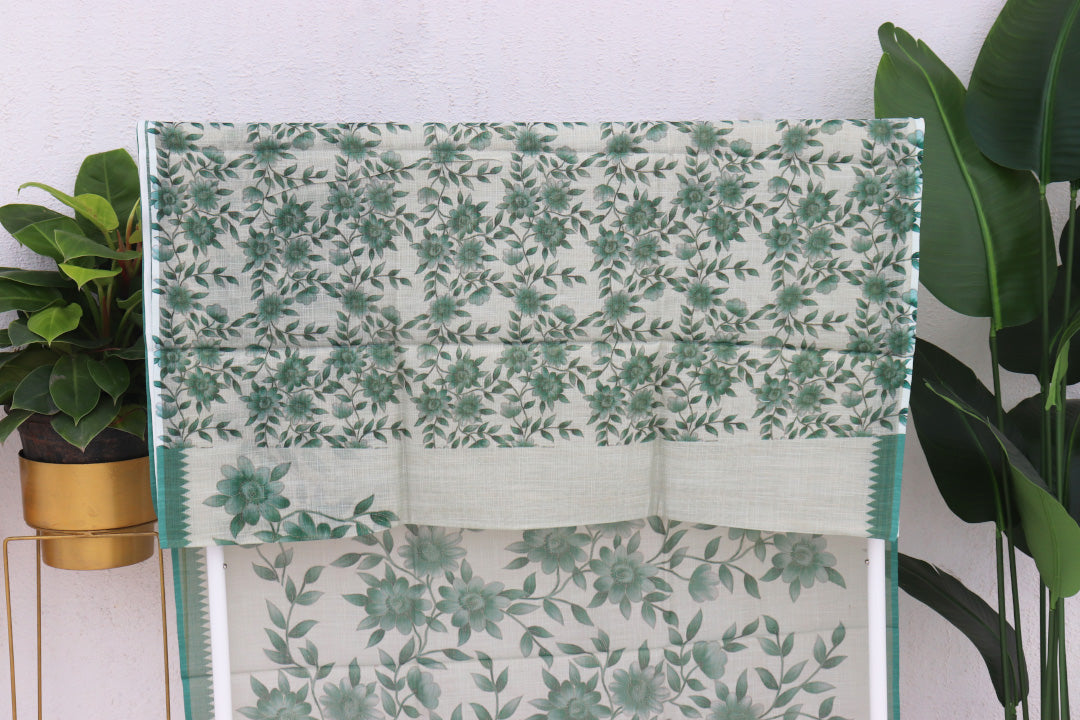 Florel Linen Tissue Saree