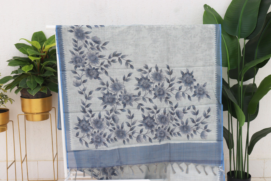 Florel Linen Tissue Saree