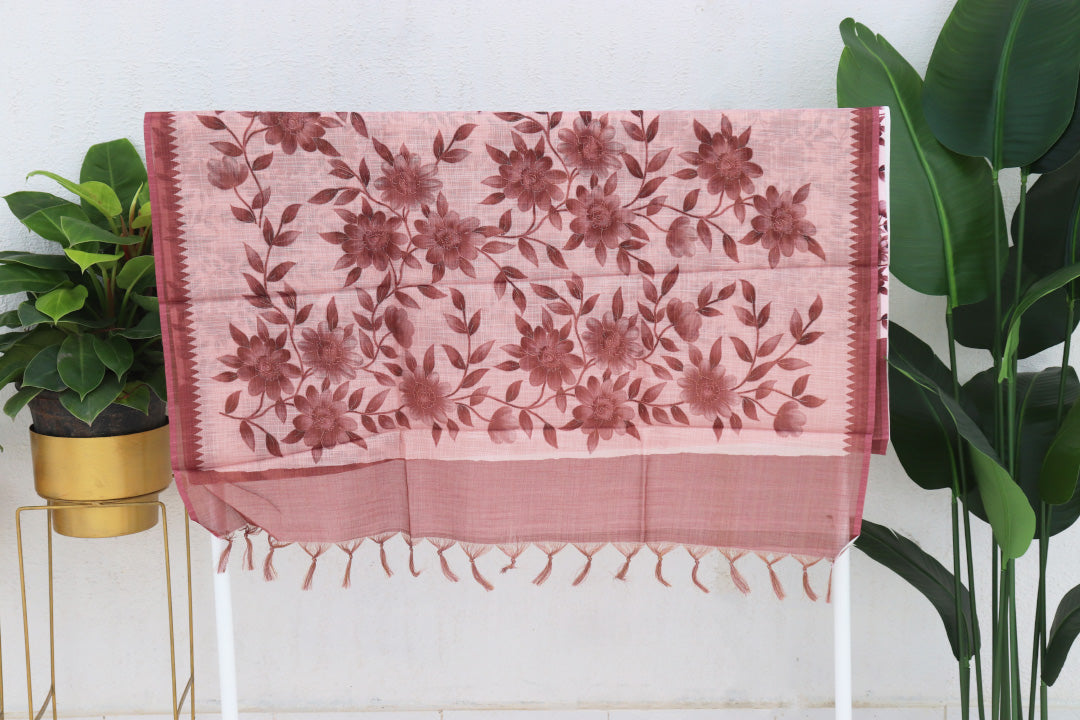 Florel Linen Tissue Saree