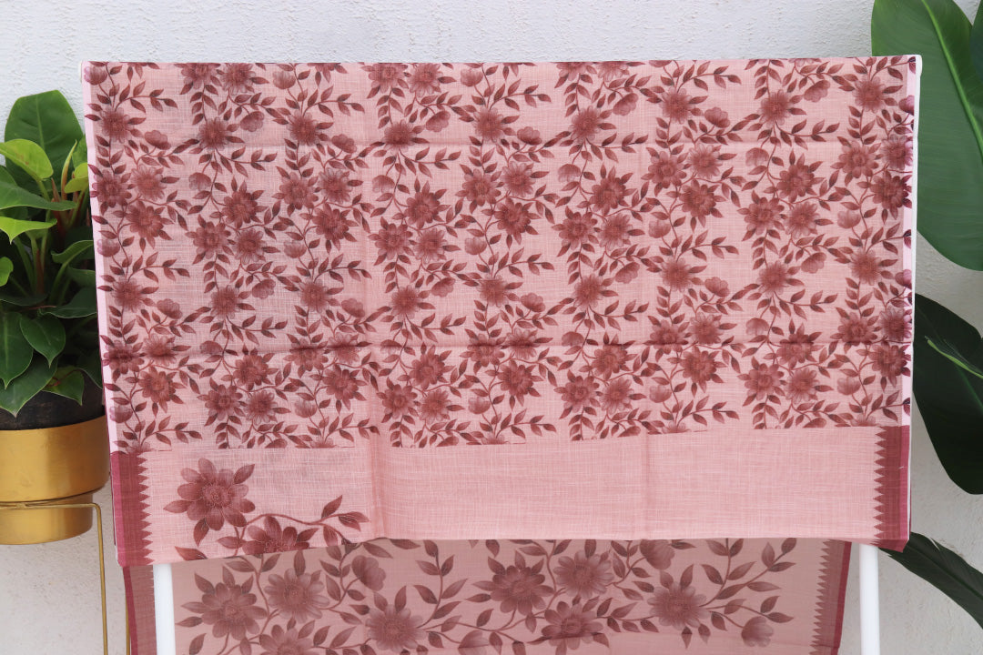 Florel Linen Tissue Saree