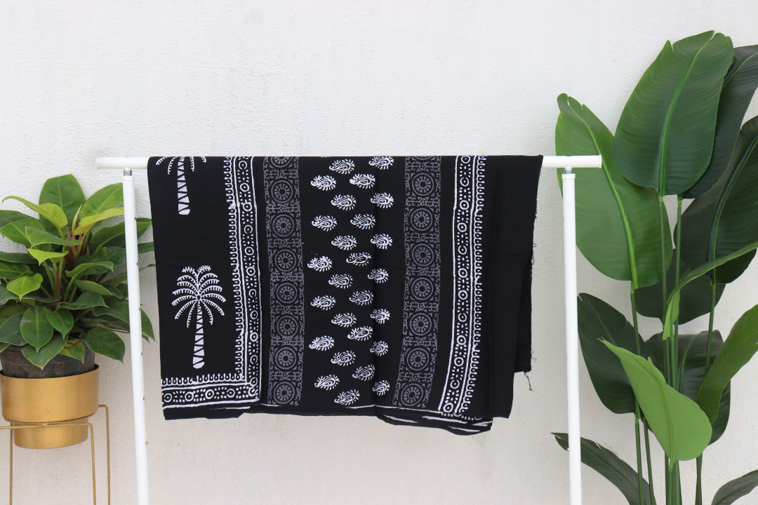 Pure Modal Hand Block Printed Saree