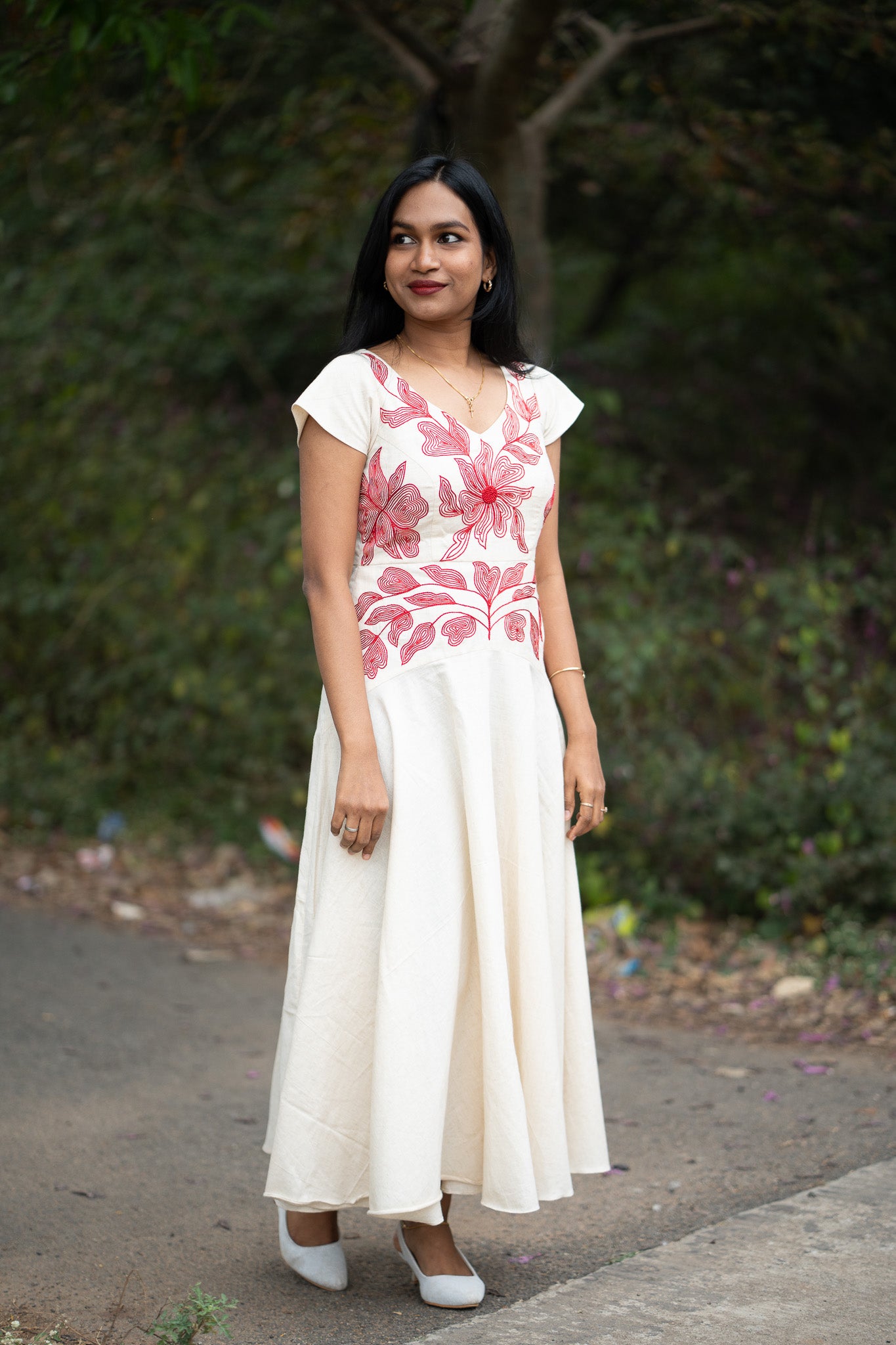 Serene - Flex cotton umbrella frock