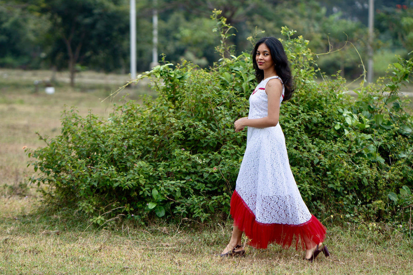 Roselle - White Lace Dress