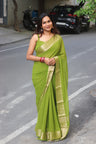 Malar – Soft Georgette Saree with Rich Zari Border