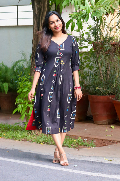 Tulipa - Cotton A-Line Dress