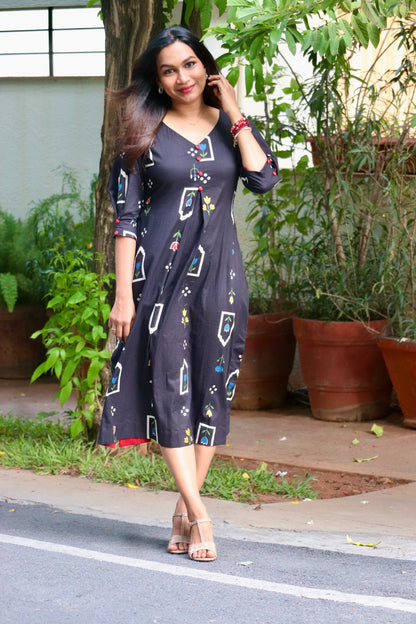 Tulipa - Cotton A-Line Dress