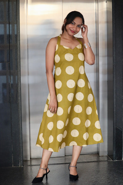 Olina – Cotton A-Line Dress