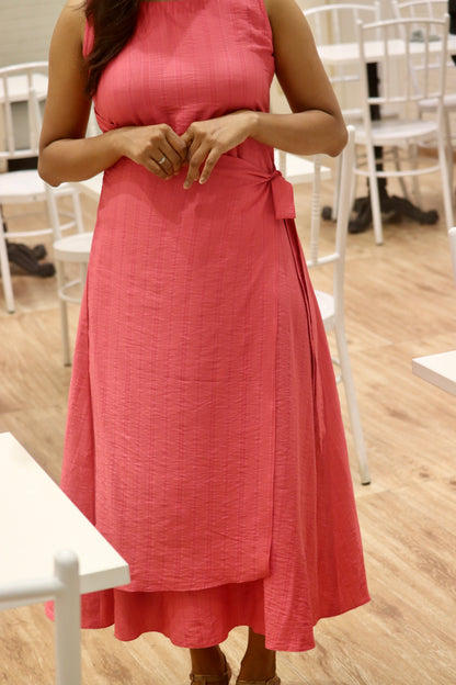 Iraaya - Wrap Tie Maxi Dress