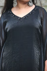 Ishani – Black Handworked Kaftan