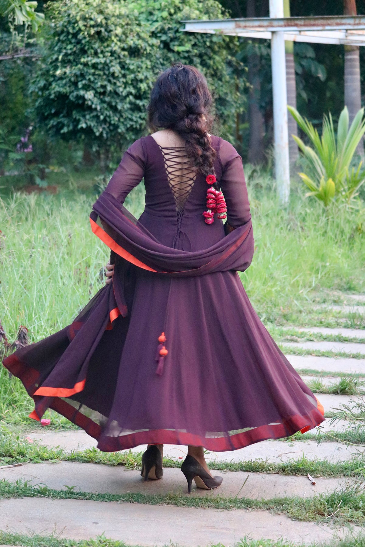 Vamika – Georgette Panel Anarkali