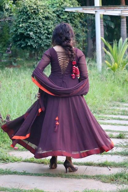 Vamika – Georgette Panel Anarkali