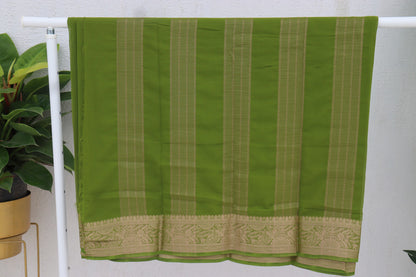 Plain Georgette Saree