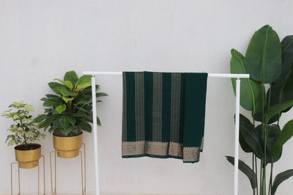 Plain Georgette Saree