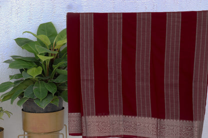 Plain Georgette Saree